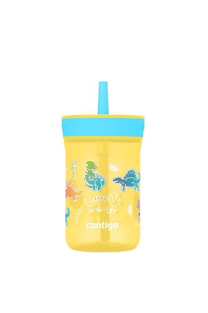 Kids’ Leighton Straw Tumbler with Spill-Proof Leak-Proof Lid, 14oz A1