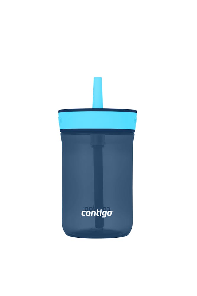 Kids’ Leighton Straw Tumbler with Spill-Proof Leak-Proof Lid, 14oz A1