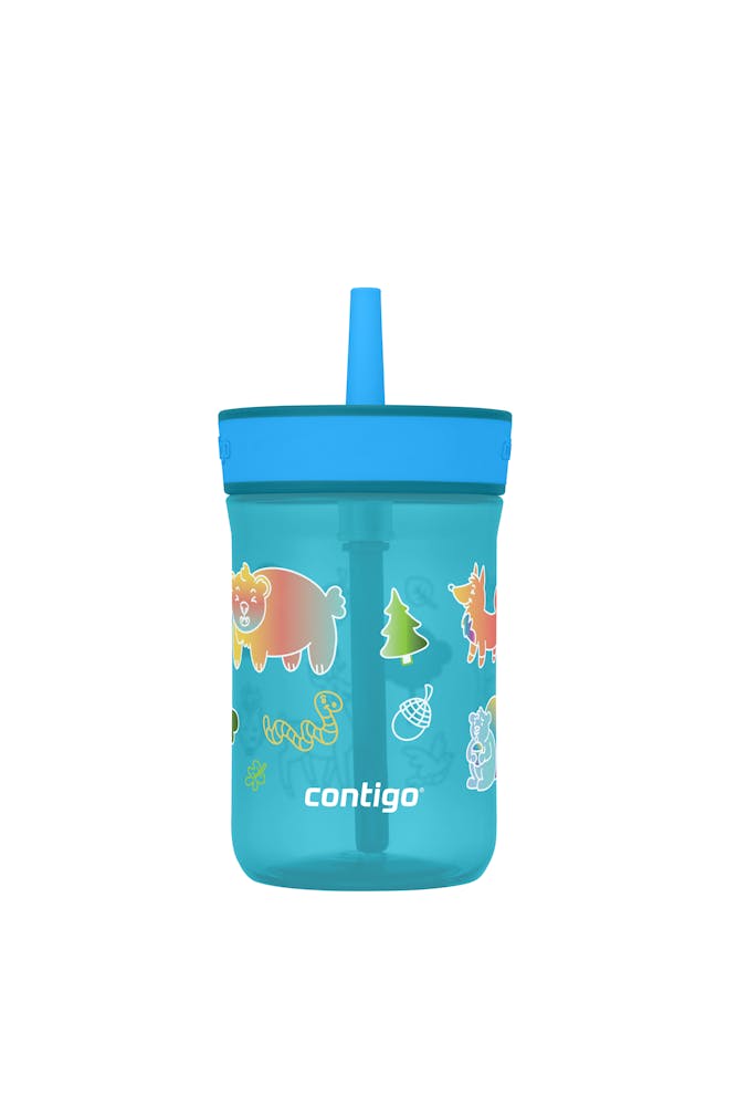 Kids’ Leighton Straw Tumbler with Spill-Proof Leak-Proof Lid, 14oz A1