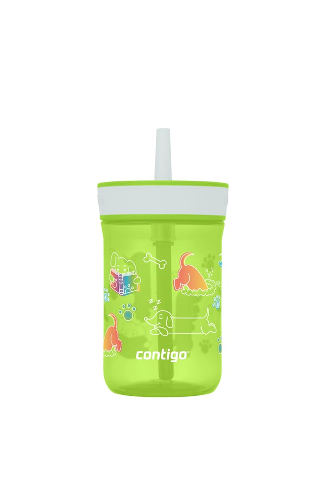 Kids’ Leighton Straw Tumbler with Spill-Proof Leak-Proof Lid, 14oz A1